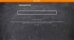 Desktop Screenshot of memoryspeed.com